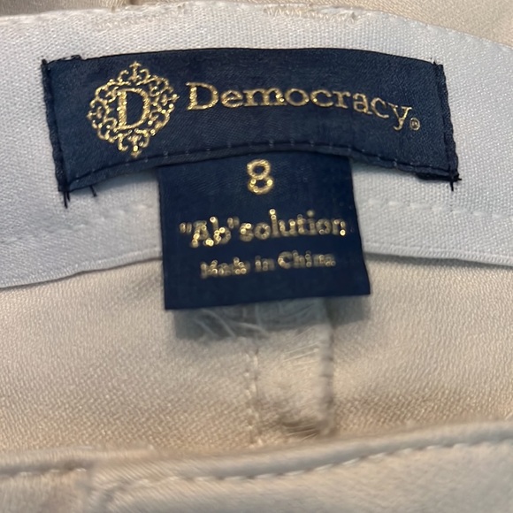 Democracy Blanch Almond Luxe Touch High Rise Itty Bitty More Boot Jeans - Picture 7 of 13